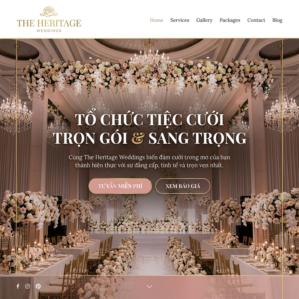 Tổ chức tiệc cưới